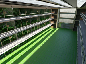 Prison Interior 3D Model