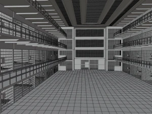 Prison Interior 3D Model