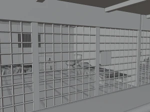 Prison Interior 3D Model