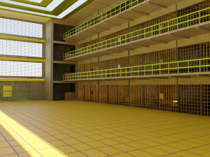 Prison Interior Model 3D