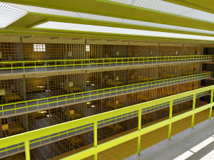 Prison Interior Model 3D