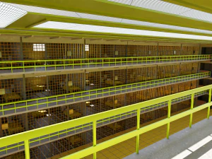 Prison Interior 3D Model