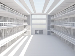 Wnętrze więzienia Model 3D