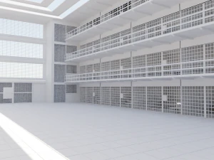 Prison Interior 3D Model