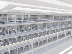 Prison Interior 3D Model
