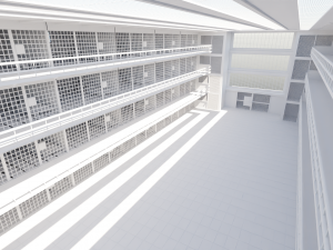 Prison Interior 3D Model