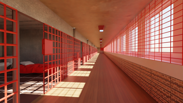 Prison 3Dモデル .c4d .max .obj .3ds .fbx .stl .blend