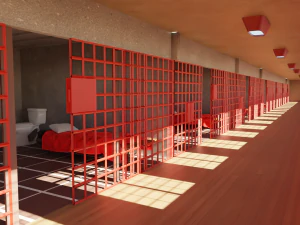 Więzienie Model 3D
