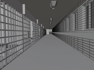 Więzienie Model 3D