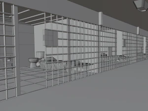 Więzienie Model 3D