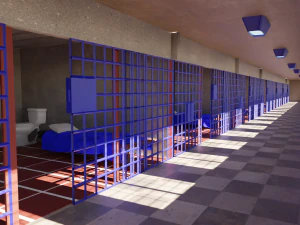 监狱 3D 模型