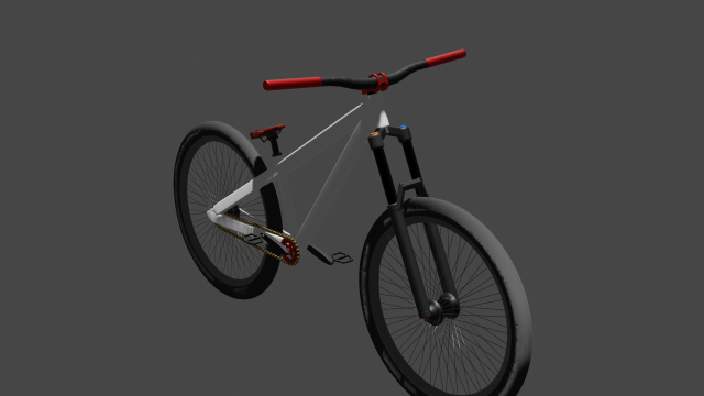 Bike 3D Model .c4d .max .obj .3ds .fbx .stl .blend
