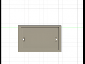 Flush Wall Plate 3D Print Model