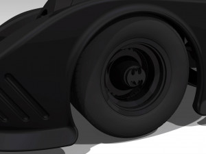 BATMOBILE - 1989 DETAILED Model 3D
