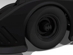 BATMOBILE - 1989 DETAILED 3D Model