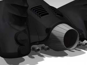 BATMOBILE - 1989 DETAILED Model 3D