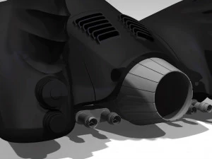BATMOBILE - 1989 DETAILED 3D Model