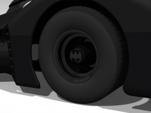 BATMOBILE - 1989 DETAILED Model 3D