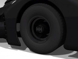 BATMOBILE - 1989 DETAILED 3D Model
