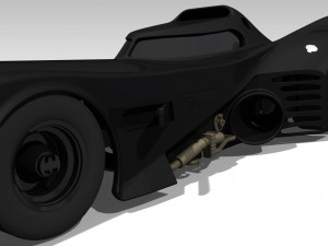 BATMOBILE - 1989 DETAILED Model 3D