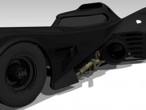 BATMOBILE - 1989 DETAILED 3D Model