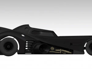 BATMOBILE - 1989 DETAILED 3D Model