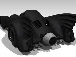 BATMOBILE - 1989 DETAILED Model 3D