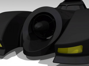 BATMOBILE - 1989 DETAILED Model 3D