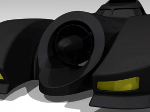 BATMOBILE - 1989 DETAILED 3D Model