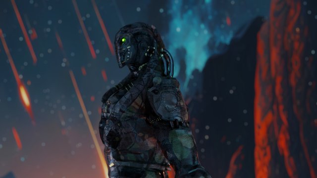 Cyborg insect Model 3D .c4d .max .obj .3ds .fbx .stl .blend 