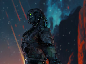 Cyborg insect Model 3D