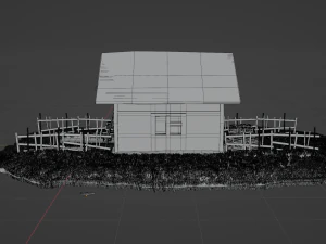Old abandoned house asset 3D Model
