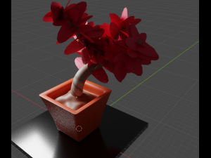 Bonsi Rosa 3D Model