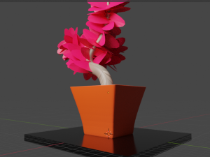 Bonsi Rosa 3D Model