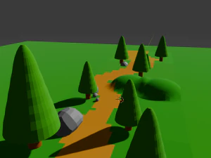 Green trail 3D Model