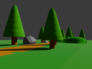 Green trail Modelo 3D