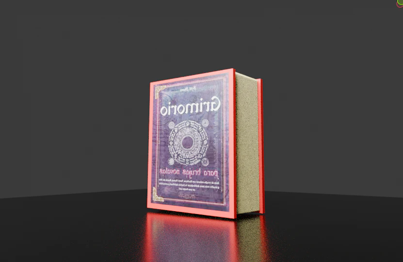 Grimorio Libro 3D Model .c4d .max .obj .3ds .fbx .stl .blend 