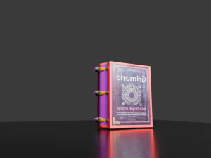 Grimorio Libro 3D Model