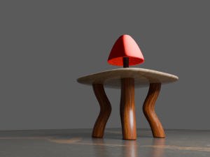 Mesa de noche 3D मॉडल