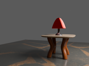 Mesa de noche 3D मॉडल