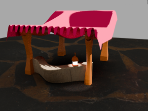 Carpa-Tienda 3D Model