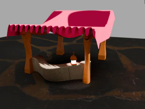 Carpa-Tienda 3D Model