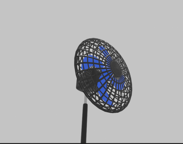Ventilador 3D Model .c4d .max .obj .3ds .fbx .stl .blend