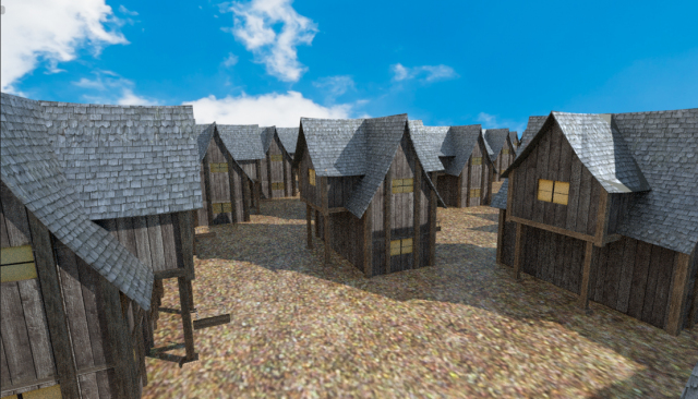 Casa Medieval 3D Model .c4d .max .obj .3ds .fbx .stl .blend 