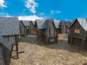 Casa Medieval Modelo 3D