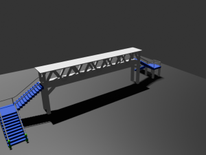 Puente peatonal 3D Model