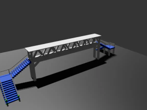 Puente peatonal 3D Model