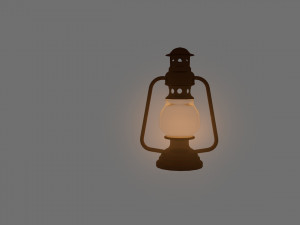Kerosene lamp 3D 模型