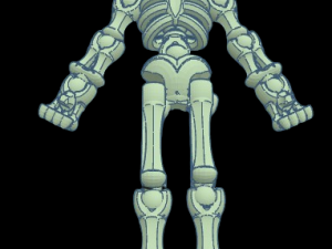 Articulated skeleton figure 3D Принт Модель