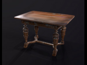 Old antique table Modelo 3D